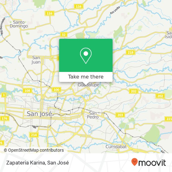 Zapateria Karina map