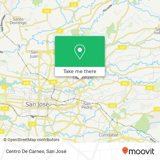 Centro De Carnes map