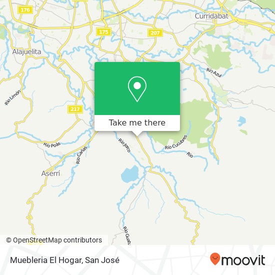 Muebleria El Hogar map