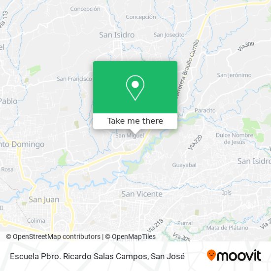 Escuela Pbro. Ricardo Salas Campos map