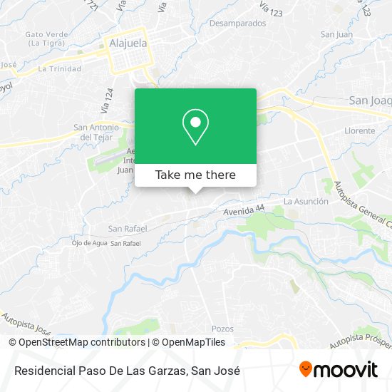 Residencial Paso De Las Garzas map