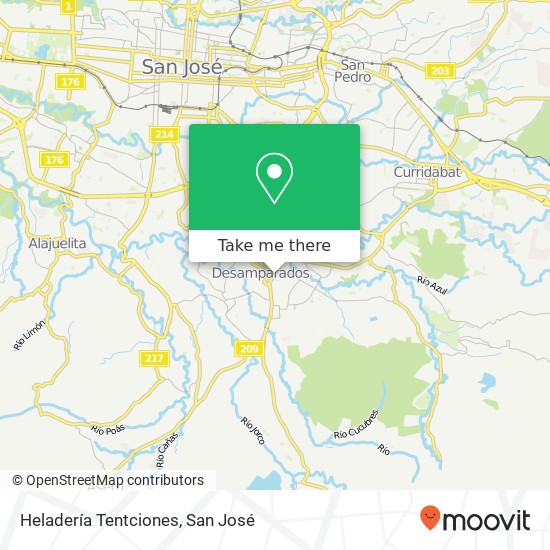 Heladería Tentciones map