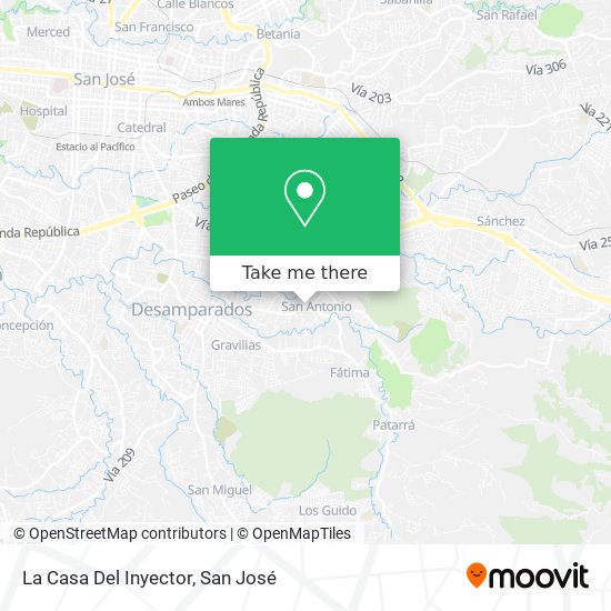 Mapa de La Casa Del Inyector