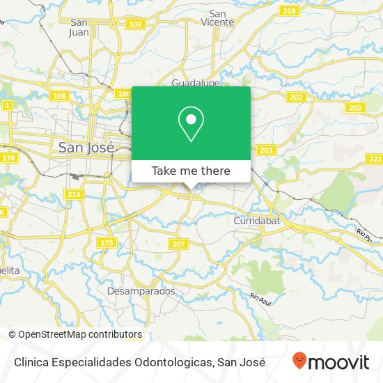 Clinica Especialidades Odontologicas map