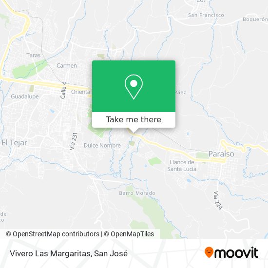 Vivero Las Margaritas map