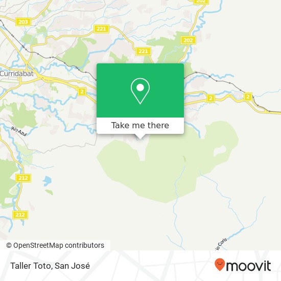 Taller Toto map