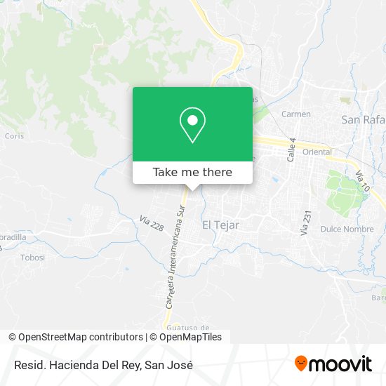 Resid. Hacienda Del Rey map