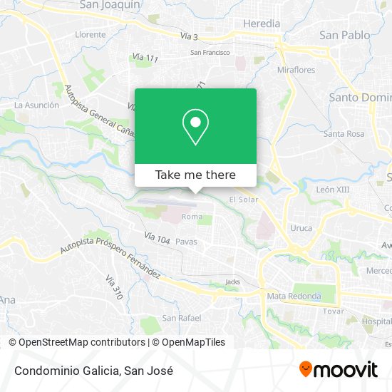 Condominio Galicia map