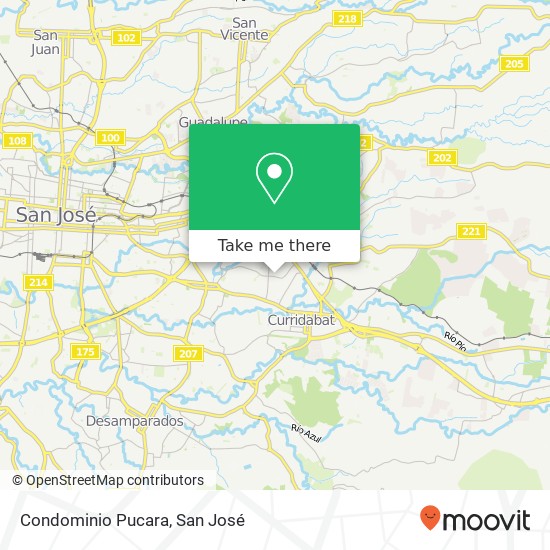 Condominio Pucara map