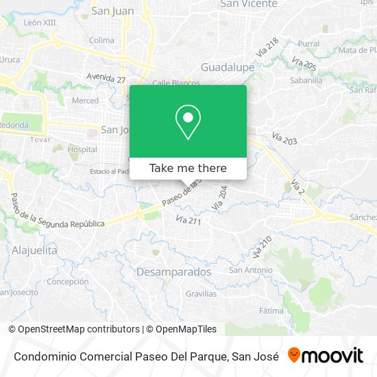 Condominio Comercial Paseo Del Parque map