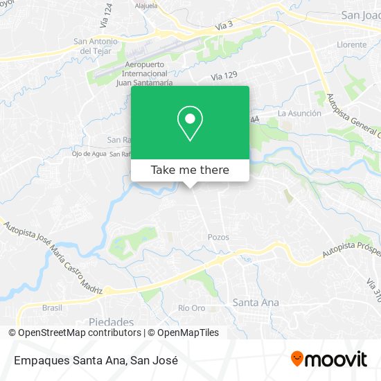 Empaques Santa Ana map