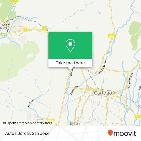 Autos Jorcar map