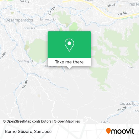 Barrio Güízaro map