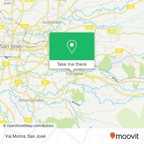Vai Motos map