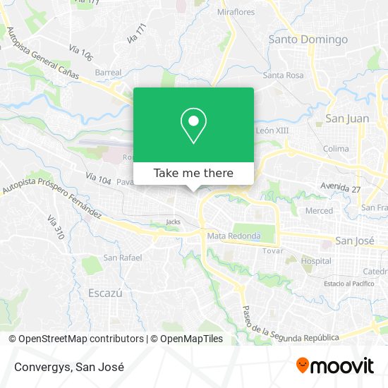 Mapa de Convergys