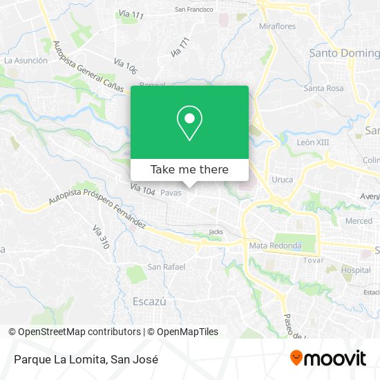 Parque La Lomita map
