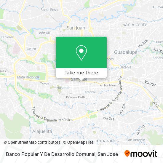 Banco Popular Y De Desarrollo Comunal map