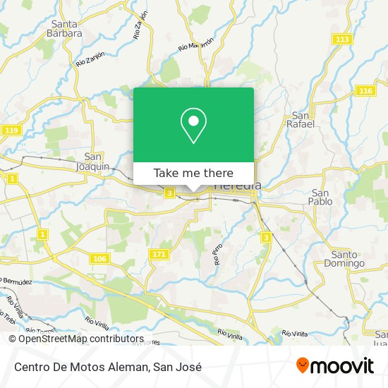 Centro De Motos Aleman map