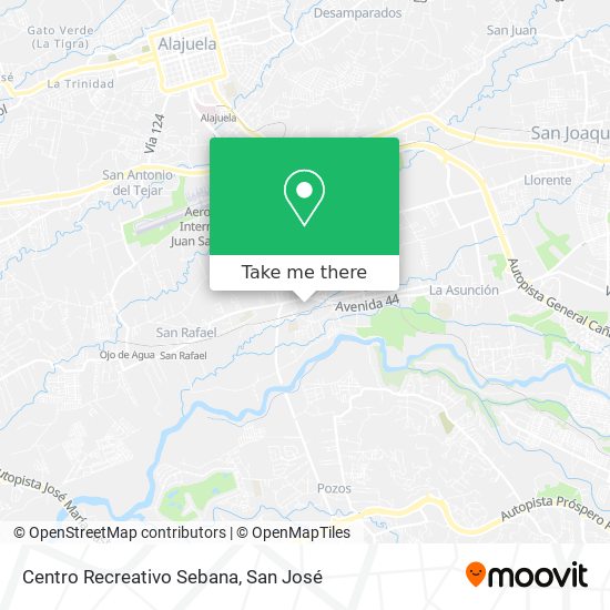 Centro Recreativo Sebana map