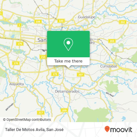 Taller De Motos Avila map