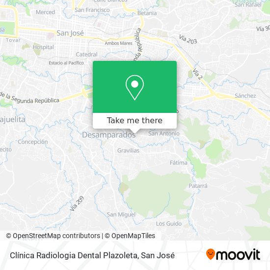 Clínica Radiologia Dental Plazoleta map