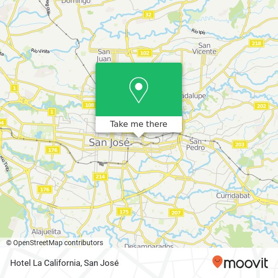 Hotel La California map