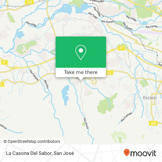 La Casona Del Sabor map