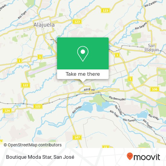 Boutique Moda Star map