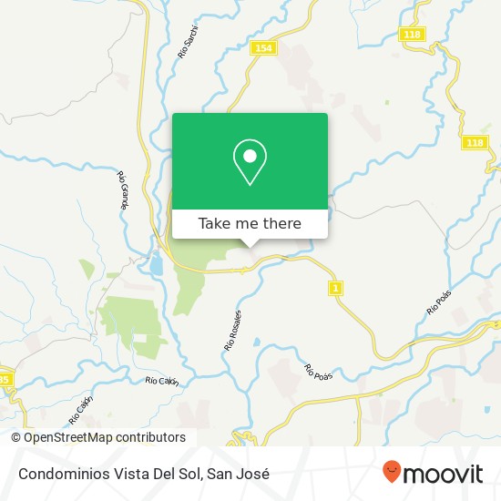 Condominios Vista Del Sol map