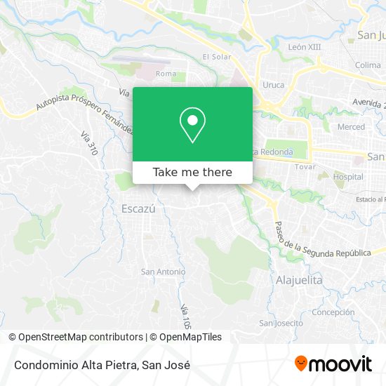 Condominio Alta Pietra map