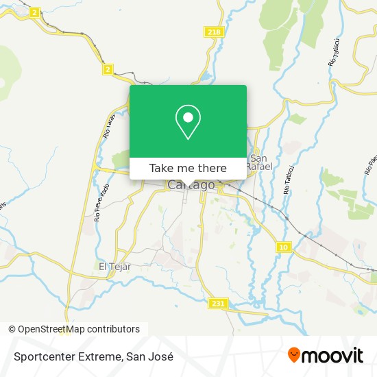 Mapa de Sportcenter Extreme