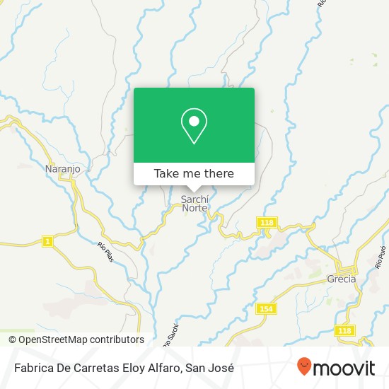 Fabrica De Carretas Eloy Alfaro map