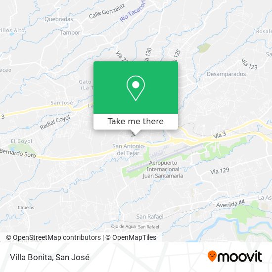 Mapa de Villa Bonita