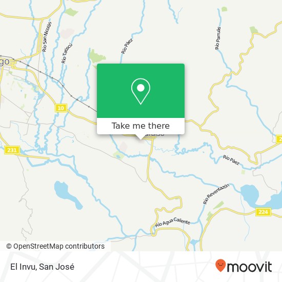 El Invu map