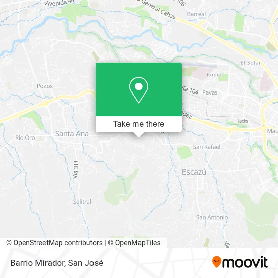 Mapa de Barrio Mirador