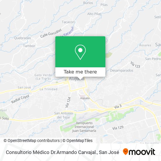 Consultorio Médico Dr.Armando Carvajal. map