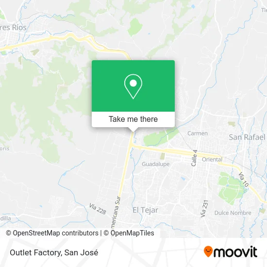 Outlet Factory map