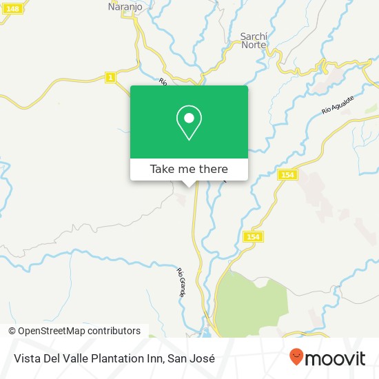 Vista Del Valle Plantation Inn map