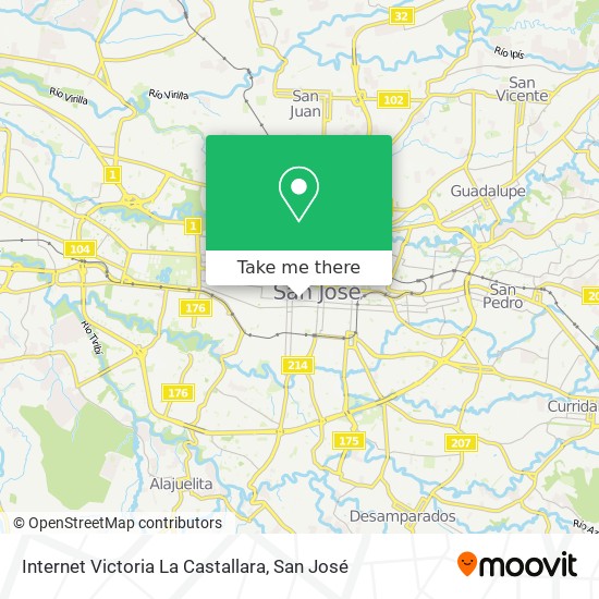 Internet Victoria La Castallara map