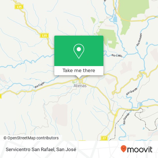 Servicentro San Rafael map