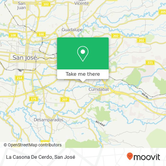 La Casona De Cerdo map