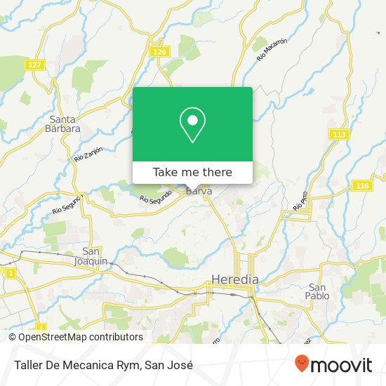 Mapa de Taller De Mecanica Rym