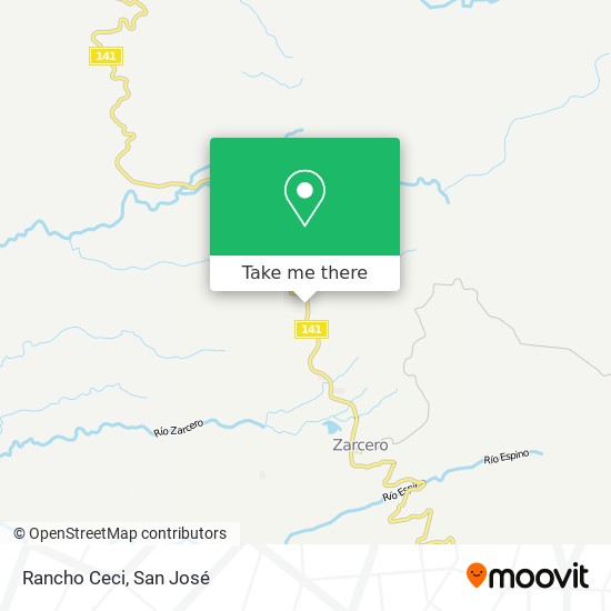 Rancho Ceci map