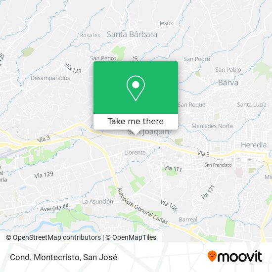 Cond. Montecristo map