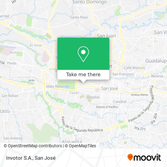 Invotor S.A. map