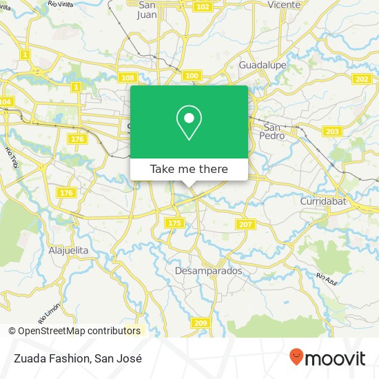 Zuada Fashion map