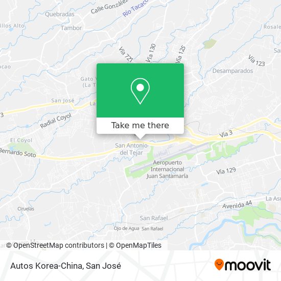 Autos Korea-China map