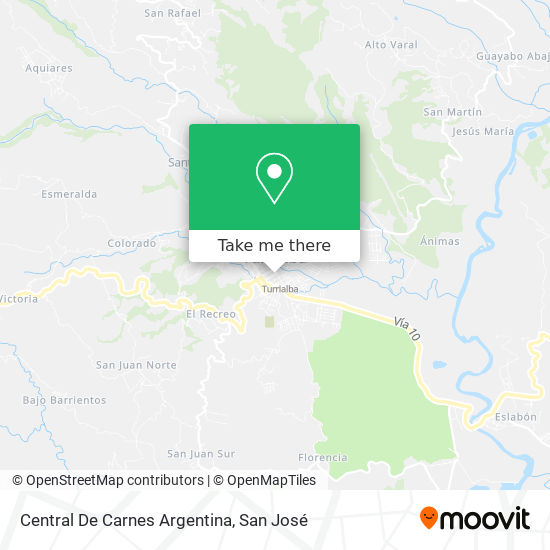 Central De Carnes Argentina map