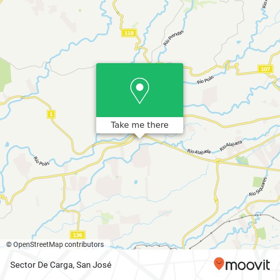 Sector De Carga map