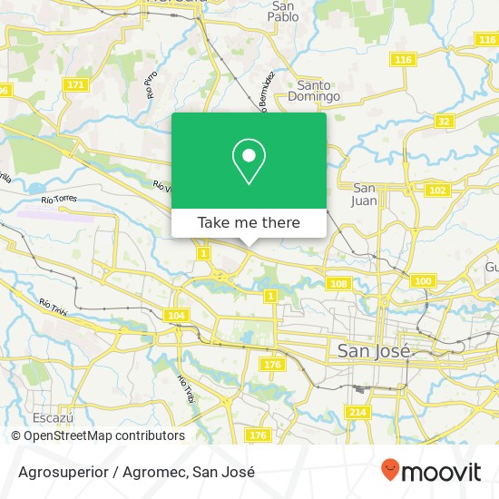 Agrosuperior / Agromec map